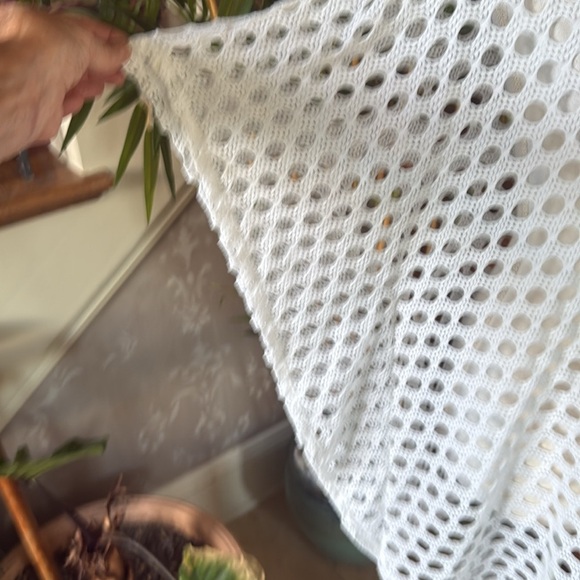 Chico’s ladies crochet top Chico size 3, US 13 extra-large and WOT white - Picture 9 of 9